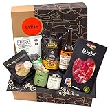 Präsentkorb TAPAS I gefüllter Geschenkkorb mit Craft-Bier & leckeren Spezialitäten aus Spanien I perfektes Geburtstags-Geschenk & Dankeschön für Männer & Frauen