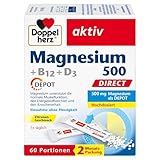 Doppelherz Magnesium 500 + B12 + D3 DIRECT mit...