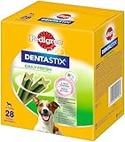 Mars Pedigree DentaStix Daily Fresh Zahnpflegesnack für kleine Hunde (5–10kg), 112 Sticks, 4er Pack, 4x28 Stück – Hundeleckerlis für jeden Tag, für gesunde Zähne und einen frischen Atem