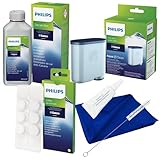 SomosTrade Pflegeset für Philips Kaffeevollautomaten mit 250 ml Entkalker, 1x Aquaclean Filter, 1 x Kaffeefetlöser Tabletten, 1 x Schmierfett, Reinigungsbürste und 1 x Mikrofaser Reinigungstuch