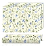 SCENTORINI Schrankpapier Leinen Duft für Schubladen, Duftendes Schrankpapie, Perfekt für Kommodenregal, Schubladen, Kleiderschrank, Schrankduft, 6 Blatt