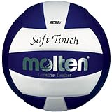 Molten Soft Touch Volleyball, blau/weiß