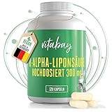 Vitabay R-Alpha-Liponsäure 300 mg • 120 Kapseln • R ALA...