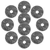 Ciieeo 15 Stück Filzpad für Schlagzeugbecken Beckenständer Filzpads aus Filz Beckendämpfer für Präzise Klangkontrolle und Schutz Kompatibel mit Hi Hat und Drum Geräuschreduzierend