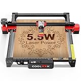 CK1-55 Lasergravurmaschine zur Herstellung von 3D-Holzpuzzles, Schneidemaschine 5.5W Laserleistung, komprimierter Punkt mit festem Fokus, Graviermaschine für Holz, Metall