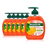Palmolive Seife Hygiene-Plus Family 6 x 300 ml - Flüssigseife zur sanften Reinigung der Hände, antibakteriell, für alle Hauttypen, flüssige Handseife