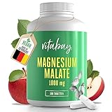 Vitabay Magnesium Malat Tabletten VEGAN & LABORGEPRÜFT -...