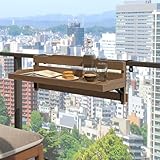 Tragbarer Bartisch, rechteckig, Massivholz, Thekenhöhe mit Ablagen, platzsparendes Design für Küche, Pub, Restaurant, Outdoor