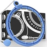 Silencomfort Smart Hula Hoop, Leise Fitness Reifen Erwachsene, hullahub mit Gewicht Ball, 16 Knoten Fit Hoop Reifens, für Anfänger Gewichtsverlust