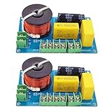 Laroal 2 Pcs 200W 3 Weg Audio HiFi Stereo Lautsprecher Crossover Höhen/Bass 3 Einheiten Frequenz Teiler