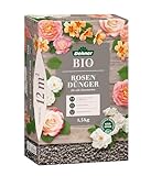 Dehner Bio Rosendünger, hochwertiger Dünger für Rosen, organischer NPK-Dünger, mit Spurennährstoffen, ökologisch wertvoll, natürliche Langzeitwirkung, 1.5 kg, für ca. 12 qm, bunt