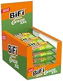 BiFi Veggie Carazza XXL - 16er Pack (16 x 70g) – Vegetarischer Pizza Snack - Mini Pizza To Go - für Unterwegs, das Büro und die Mittagspause - mit Salami, Pizzasauce und Käse