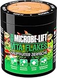 MICROBE-LIFT Vita Flakes - Alleinfutter für Fische in jedem Süßwasser Aquarium 250ml / 30g