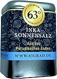 63 Grad Inka Sonnensalz . Salzflocken aus den peruanischen...