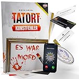 CRIMECASES Krimispiel für Erwachsene - Tatort: Kunstfehler I Krimispiele für Zuhause für 1-6 Personen I Mordfall lösen Spiel ab 14 Jahren I Fallakte lösen