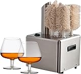 Elektrische gewerbliche Glaswaschmaschine, Weingut-Weinglasreinigungsmaschine mit 5 Reinigungsbürsten, für Bars, Cafés, Küche, Restaurant, Ladenkette, Hotel (5head)