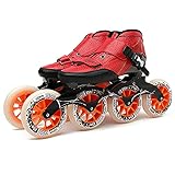 FORFBMUK Professionelle Speed-Skates Erwachsene/Kinder 4 *...