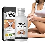 Snow Bleach Cream For Private Part Underarm Whitening,Hautaufhellungscreme Für Achselhöhlen,Bleichcreme Für Den Intimbereich,Creme Zur Aufhellung Dunkler Haut Für Hals Ellenbogen Innere Oberschenkel