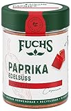 Fuchs Gewürze - Paprika edelsüß - mild-fruchtige Würze für Suppen, Saucen und Fleischgerichte - natürliche Zutaten - 55 g in wiederverwendbarer, recyclebarer Dose