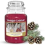 Yankee Candle Duftkerze im Glas (Große Kerze im Glas) | Christmas Magic | Brenndauer bis zu 150 Stunden