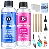 Teexpert Epoxidharz mit Härter, 16oz/474ml Hochglanz...