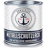 Hamburger Lack-Profi Metallschutzlack MATT Anthrazitgrau RAL 7016 Grau Metallschutzfarbe Metalllack Metallfarbe (2,5 L)