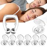 8PCS Schnarchstopper Anti Schnarch Nasenclip, gegen Schnarchen Nase Dilator Nasenclip Anti Snoring Verhindern Nasenklammer Schnarchen Stopper Nasendilatator