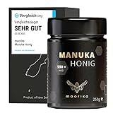 maorika - Manuka Honig 550 MGO + 250g im Glas (lichtundurchlässig, kein Plastik) - laborgeprüft, zertifiziert aus Neuseeland