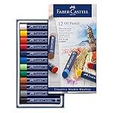 Faber-Castell 127012 - Permanente Ölpastellkreide STUDIO QUALITY, 12er Etui