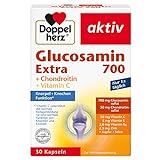 Doppelherz Glucosamin 700 Extra mit Chondroitin - Mit Vitamin C für die normale Funktion von Knorpel und Knochen - 30 Stück (1er Pack)