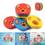kaianda- 6 Stück schwimmärmel，Schwimmhilfe Schwimmscheiben， Schaumstoff Schwimmen Arm Bands Float Set ，Perfekt für Kinder, die Schwimmen und im Wasser Spielen Lernen。