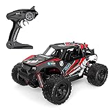 WYMYY RC Auto 4WD Bigfoot Klettern Fernbedienung Geländewagen 2,4G Drift Racing 1/18 Maßstab Elektromodell Ferngesteuertes Auto 4X4 Unabhängiger Stoßdämpfer Kinderspielzeug Geschenk (Bla