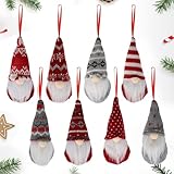Deko Weihnachten Puppe,Weihnachten Deko Wichtel 8er Set,Weihnachtswichtel Deko,Weihnachten Puppe Wichtel Handgemachte Wichtel Figuren Weihnachten Deko,Plüsch Weihnachtsdeko,Plüsch Schwedische Wichtel