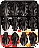Ibili 820502 – Backform Muffins 12 Eiswürfel Moka Schwarz - 25,9 x 20,9 x 1,4 cm