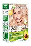 Garnier Nutrisse Ultra Crème Dauerhafte Pflege-Haarfarbe 9.12 Sehr Helles Perlblond mit bis zu 100 Prozent Grauabdeckung