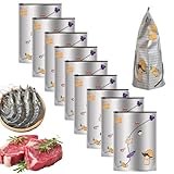 Aluminiumfolienbeutel, wiederverschließbare Packung, vertikal, wiederverschließbare Beutel mit Reißverschluss – für Lebensmittelverpackungen, Speisekammer, Kühlschrank, Sandwich, Snacks, Kekse, Gemüse