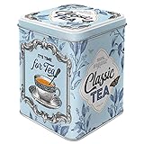 Nostalgic-Art 31302 Retro Teedose Classic Tea – Geschenk-Idee für Nostalgie-Fans, Aufbewahrung für losen Tee und Teebeutel, Vintage Design, 100 g
