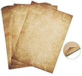 60 Blatt Briefpapier Altes Papier Vintage Absofine Alt Casanova Mittelalterliches Briefpapier DIN A4 Beidseitig 100g