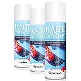 3 x 400ml Oputec Kältespray Eisspray Sport:...