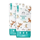 Amazon-Marke: Mama Bear Disney Ultra Dry Windeln Größe 6+ (ab 16 kg) - MONATSBOX, Weiß, 132 Stück (2 Packungen mit 66)