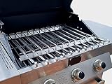 Schaschlikaufsatz Grillspieße Spießaufsatz Spießhalter Gestell für Gasgrill mit Schaschlikspießen Edelstahl 353mm 550mm 600mm 650mm 700mm (600 mm mit 12 Spießen)