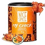 NICE SPICE Hähnchen Allrounder Hähnchengewürz 15 x 75g My Chick Gewürzsalz für Brathähnchen Hähnchengerichte