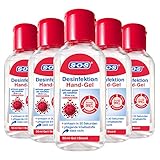 SOS Desinfektion Hand-Gel, 5 x 50 ml Flasche,...