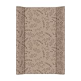 Ceba Baby® Wickelauflage Wickelunterlage - 2 Keil Wickelmulde fürs Babybett 70x50 cm - Wickeltischauflage mit OEKO-TEX® Standard 100 - Made in EU - Wasserdicht und Abwaschbar - Blumen