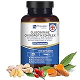 Glucosamin- und Chondroitin-Komplex 2227 mg pro Portion | 200 hochwirksame Tabletten | 8 Nährstoffkomponenten | Hergestellt in Großbritannien von Prowise