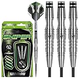 WINMAU Sniper 23g Profi Wolfram Steeltip Dartpfeile Set mit Flights und Schäfte