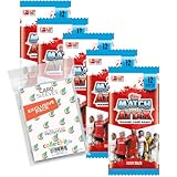 Bundle mit Topps Match Attax Bundesliga - 2024/2025-5 Booster + Exklusive Collect-it Hüllen