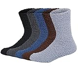 Chalier Cozy 5 Paar Kuschelsocken Herren Bettsocken Kuschel...