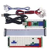 SJ@JX Development Keyboard Encoder Board Game Controller DIY LED Keyboard Development Board Media Music USB Encoder 88 Keys Arcade DIY Kit