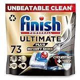 Finish Ultimate Plus Infinity Shine Spülmaschinentabs Bulk | Duft: frisch | 73 Spülmaschinentabs | Für eine hervorragende Reinigung & Diamantglanz